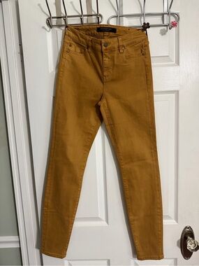Liverpool Skinny Jeans in Mustard Yellow/ tan, 4/27